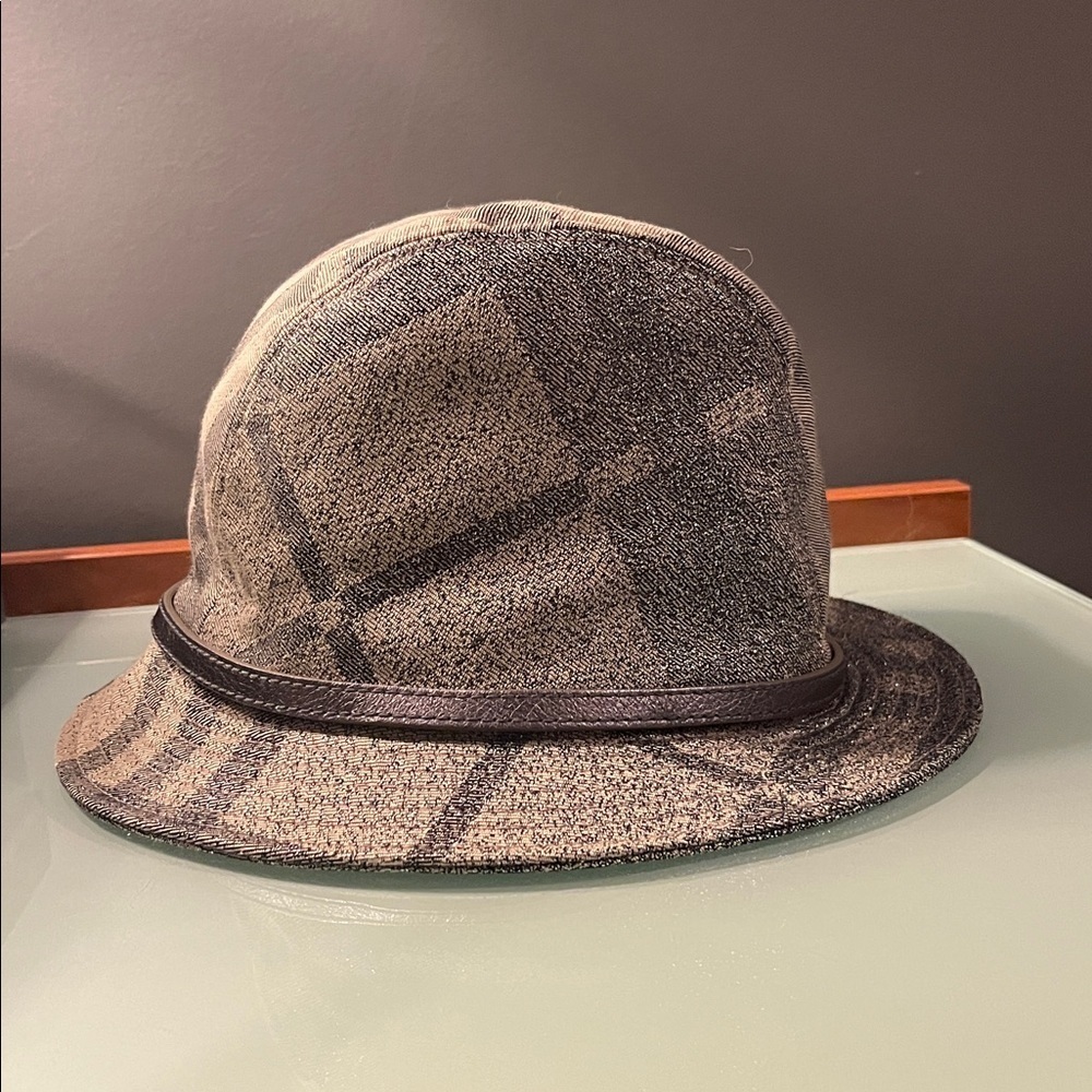 Burberry Metallic Check Hat - Picture 6 of 7